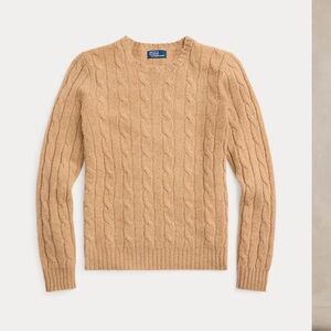 Polo by Ralph Lauren womens Cashmere Cable Knit Sweater
